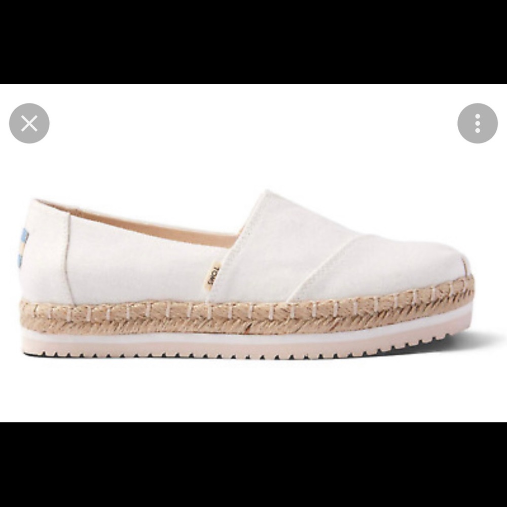 Tom’s Alpargata Platform Rope Shoes